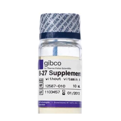 Gibco B-27添加劑(50X)，12587010去除維生素A