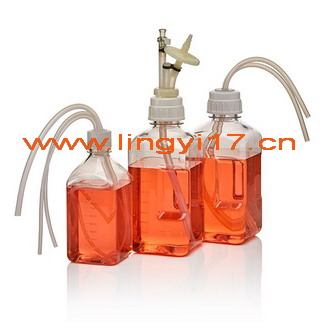 美國耐潔Nalgene Top Works靈活系統(tǒng)_PP蓋白金硅膠襯墊 NALGENE蓋尺寸83B 3端口2135-8303
