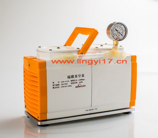 隔膜真空泵GM-1.0A防腐型，抽氣速度60L/Min