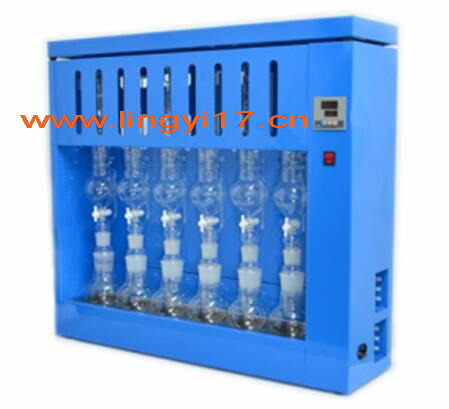LSXT-06索氏提取器(脂肪測(cè)定儀)，處理6個(gè)樣品