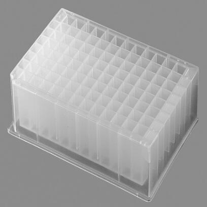 Axygen愛思進96孔透明圓底2.2mL深孔板P-2ML-SQ-C