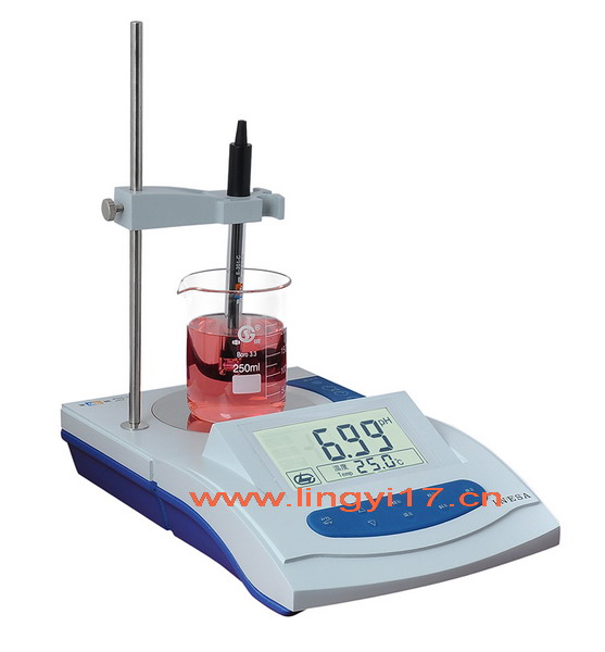 上海雷磁PHS-3G帶攪拌功能 pH酸度計 標配復合電極 PH范圍 -2.00～19.99