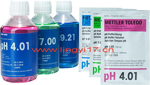 瑞士METTLER TOLEDO梅特勒托利多pH緩沖液，PH校正液
