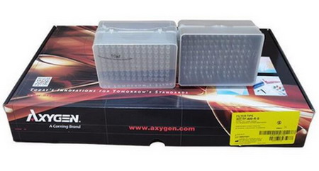Axygen愛思進10ul帶濾芯盒裝滅菌加長吸頭TF-400-R-S ，進口吸頭